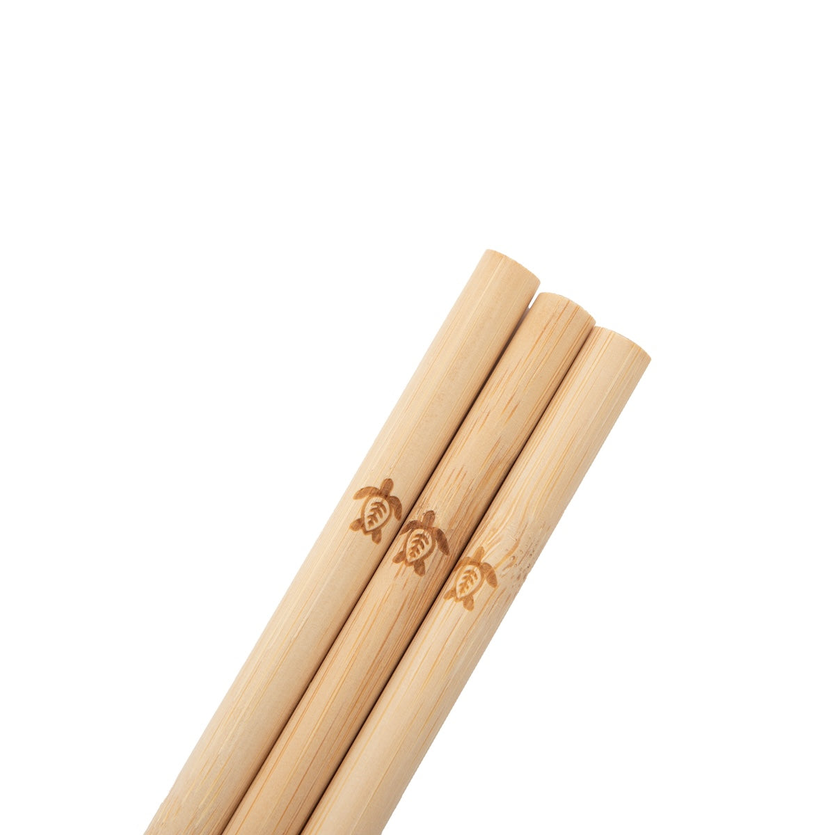 bamboo straws close up